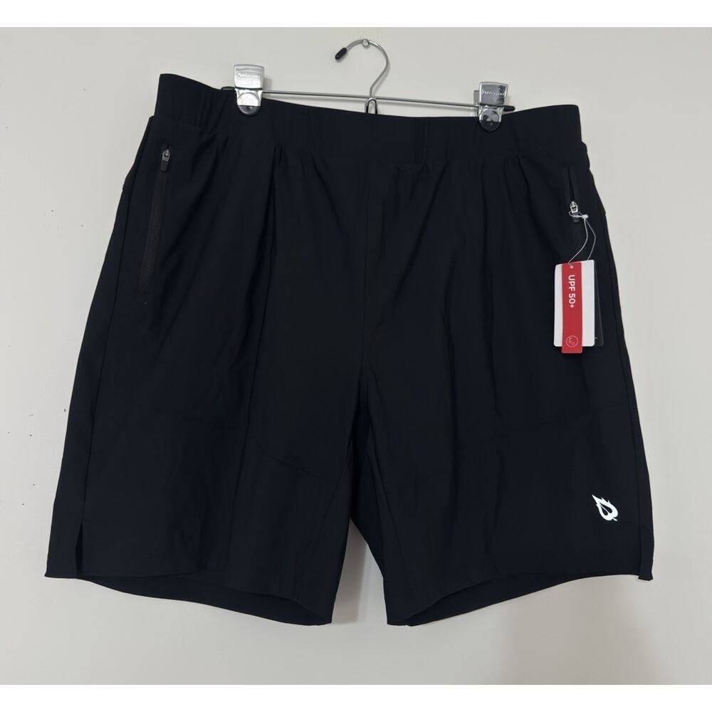 Baleaf Padded Cycling Sport Shorts Black Men’s Size XL UPF 50+ NWT